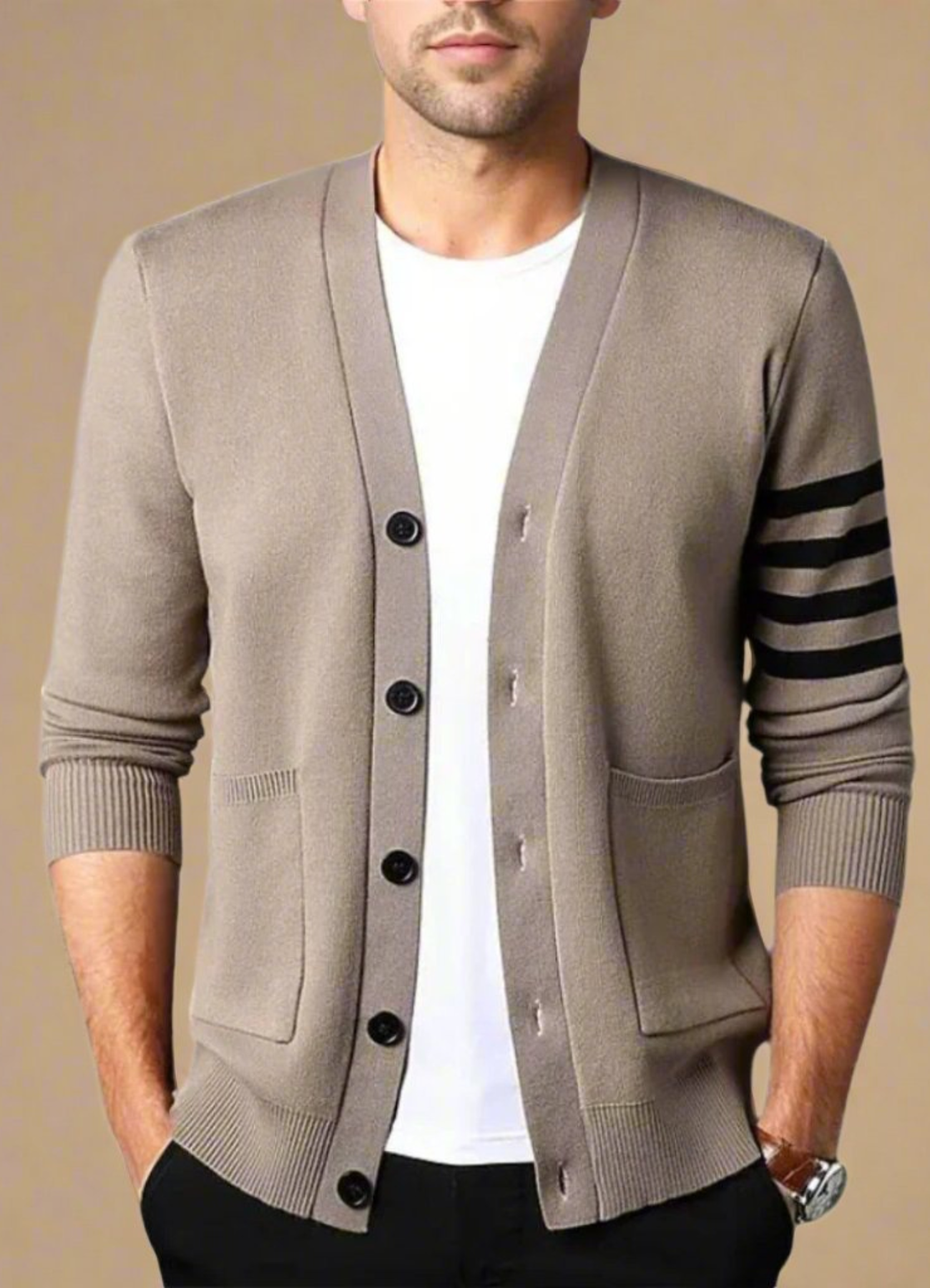 Shahraiz | Moderne Cardigan Pour Homme | Élégant