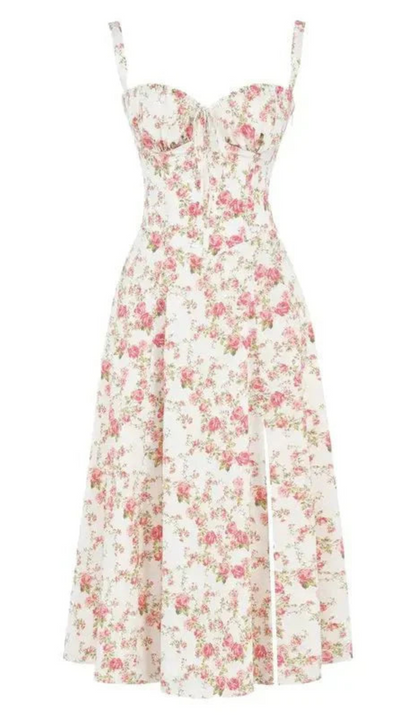 Andrée | Robe Fleurie pour Femme | Midi
