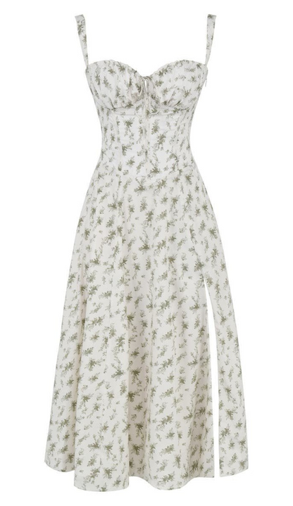 Andrée | Robe Fleurie pour Femme | Midi