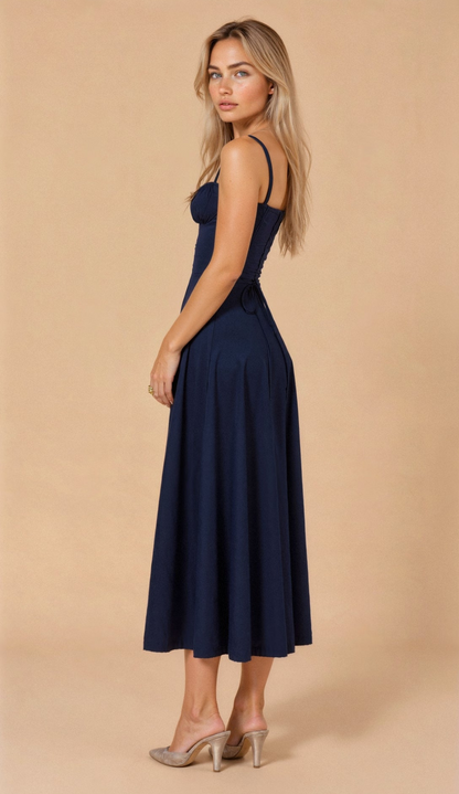 Andrée | Robe Fleurie pour Femme | Midi