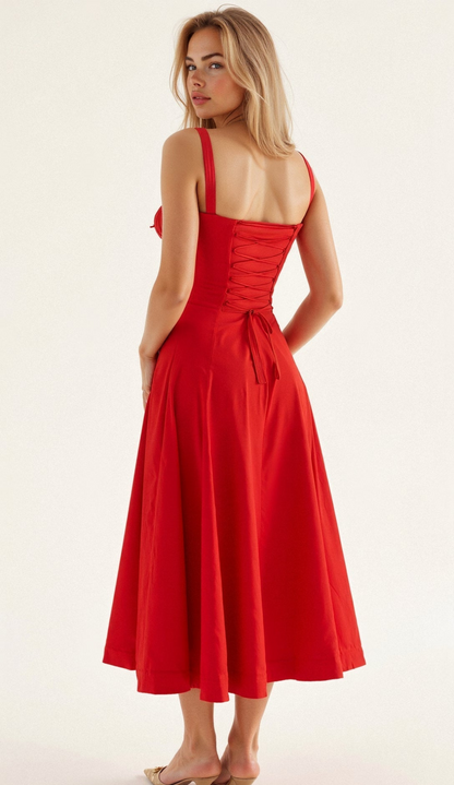 Andrée | Robe Fleurie pour Femme | Midi