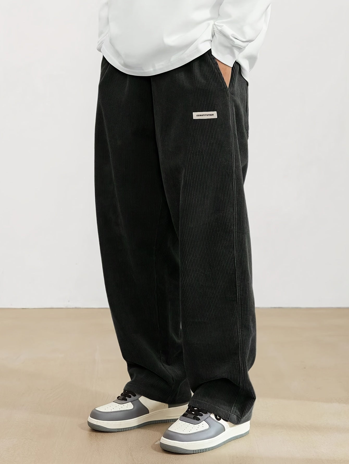 Thilo | Pantalon Velours Côtelé Pour Hommes | Baggy