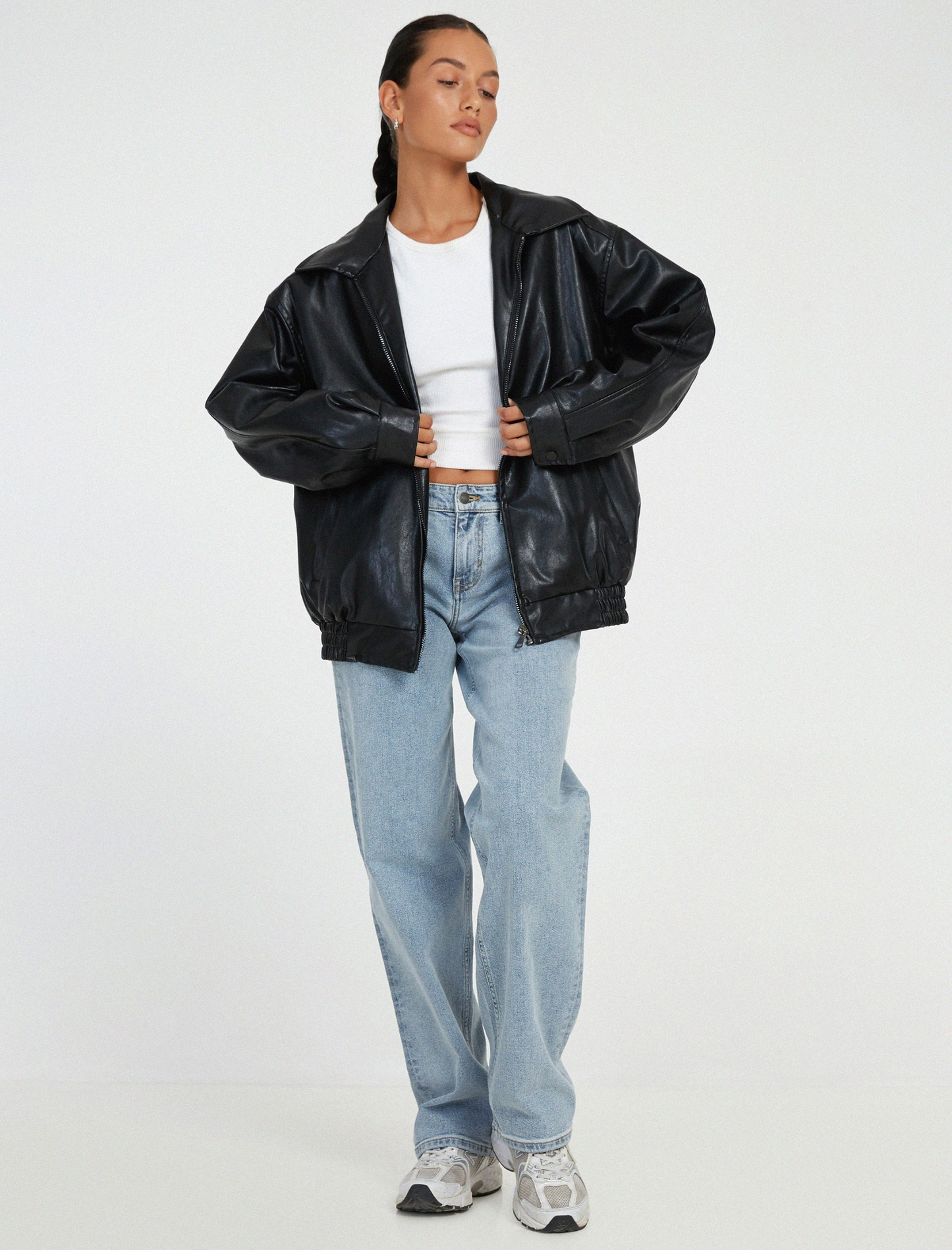 Léonie | Veste Cuir Femme | Décontractée