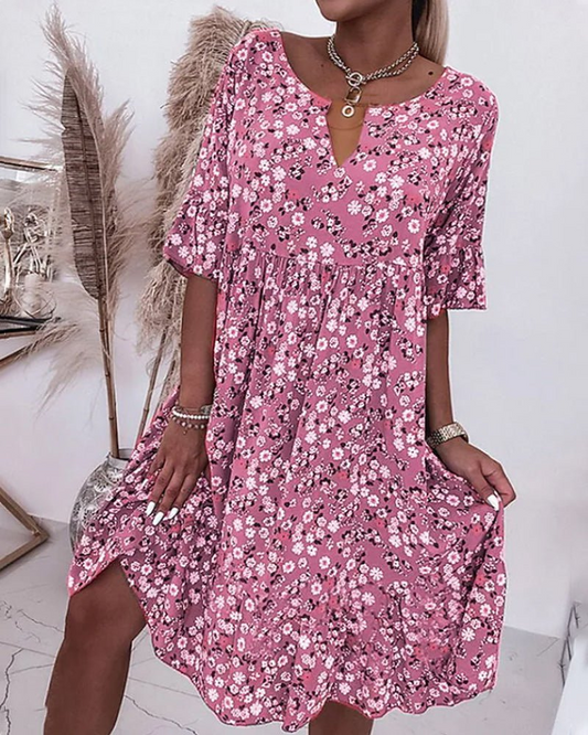 Joséphine | Robe Fleurie Femme | Élégante