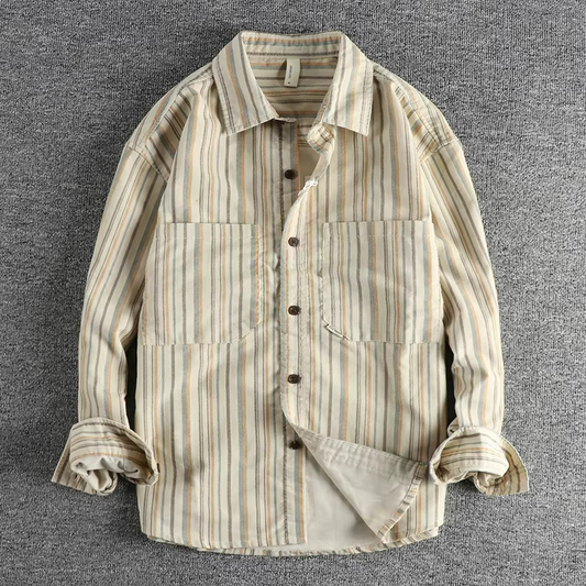Bobby | Chemise décontractée rayée pour Hommes | Longue