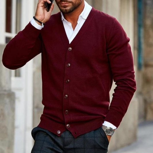 Benoît | Cardigan Décontracté Pour Hommes | Confortable
