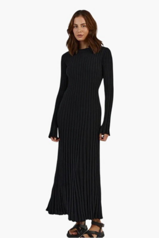 Elsa | Robe Longue à Manches Longues | Élégante