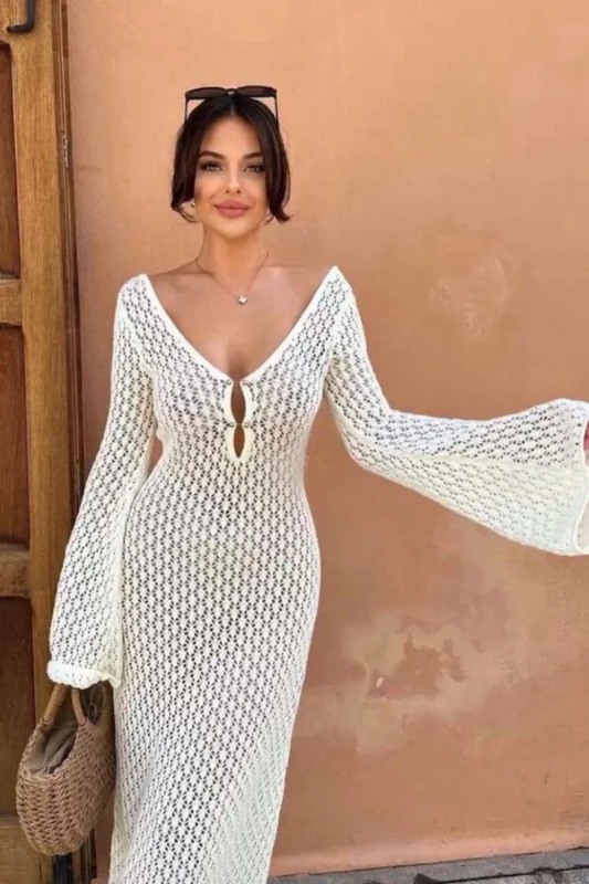 Narah | Robe Dissimuler d été Pour Femme | Blanche