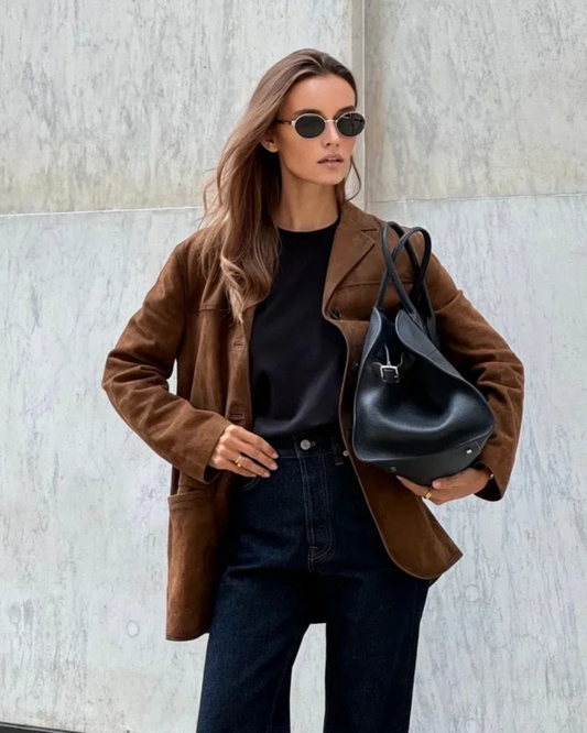Mélody | Veste Marron D'hiver Pour Femme | Tendance