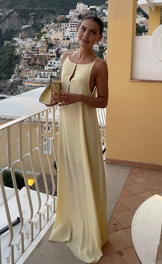 Beverline | Robe D été Dos nu Pour Femme | Longue
