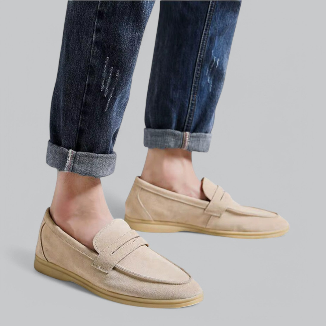 Faical | Mocassins Simples Pour Hommes | Noir