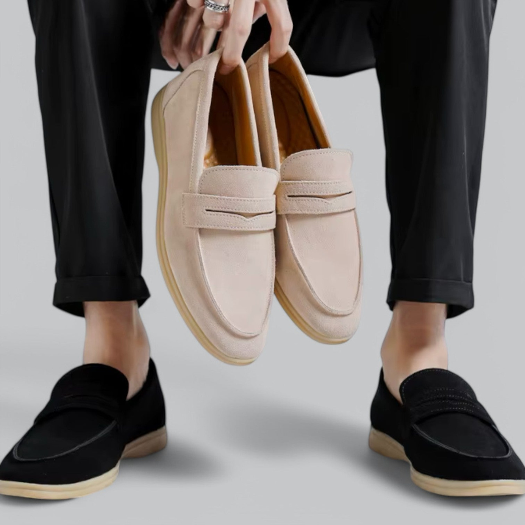 Faical | Mocassins Simples Pour Hommes | Noir