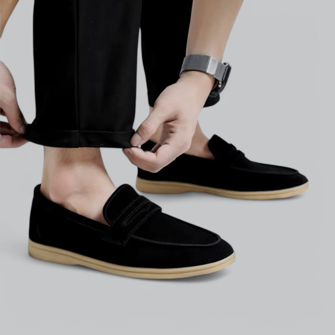 Faical | Mocassins Simples Pour Hommes | Noir