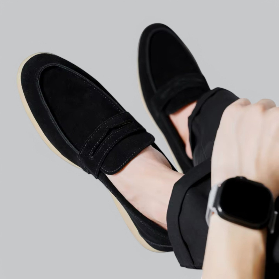 Faical | Mocassins Simples Pour Hommes | Noir