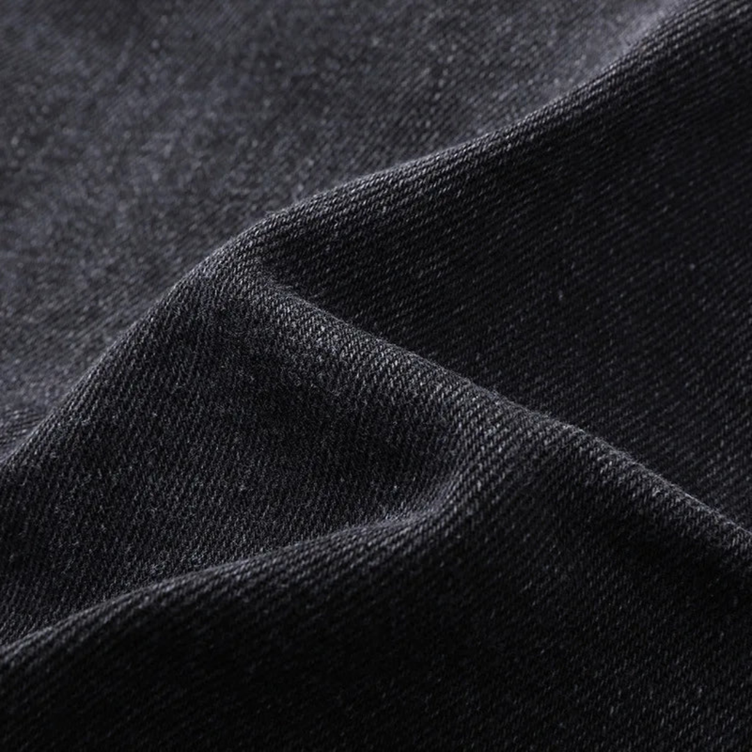 Bertrand | Blazer D'hiver En Denim Pour Hommes | Noir