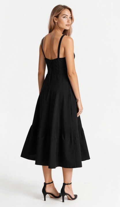 Andrée | Robe Fleurie pour Femme | Midi