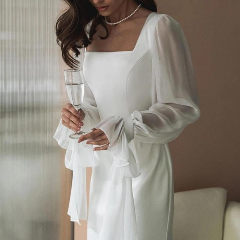 Sydney | Robe Blanche D' Mariage Pour Femme | élégant