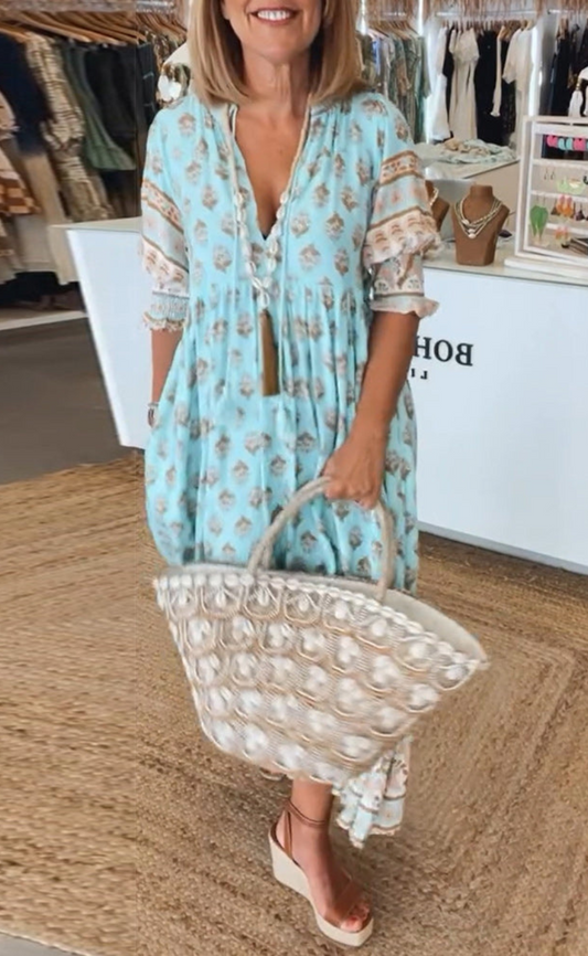 Aireen | Robe Bohémian Pour Femme | été