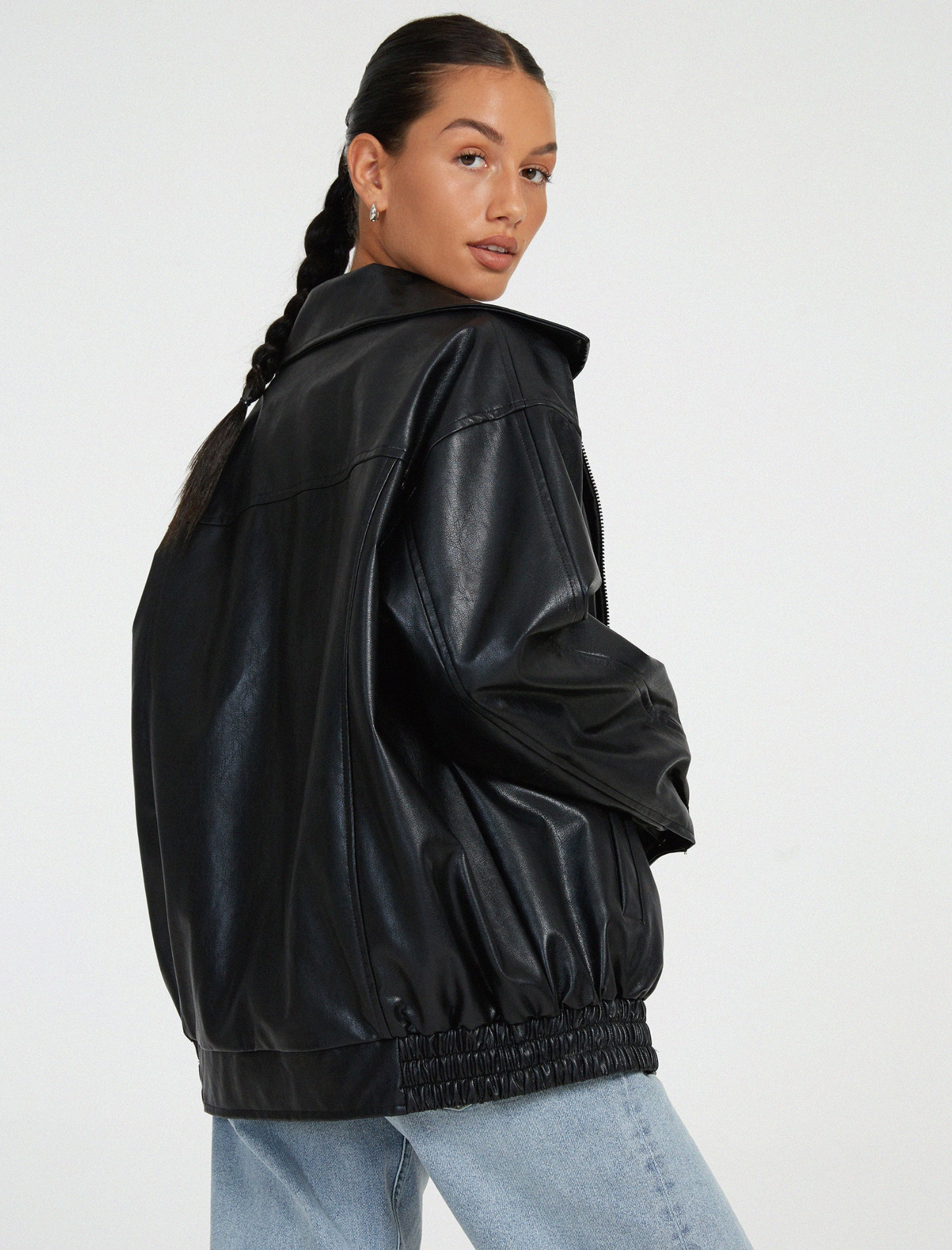 Léonie | Veste Cuir Femme | Décontractée