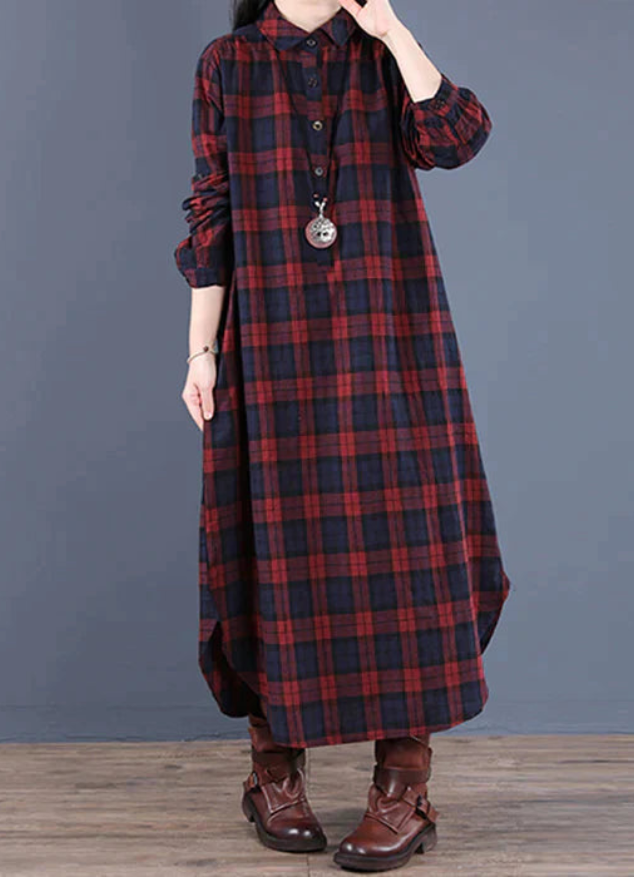 Jones | Robe Chemise Longue Pour Femme | Maxi