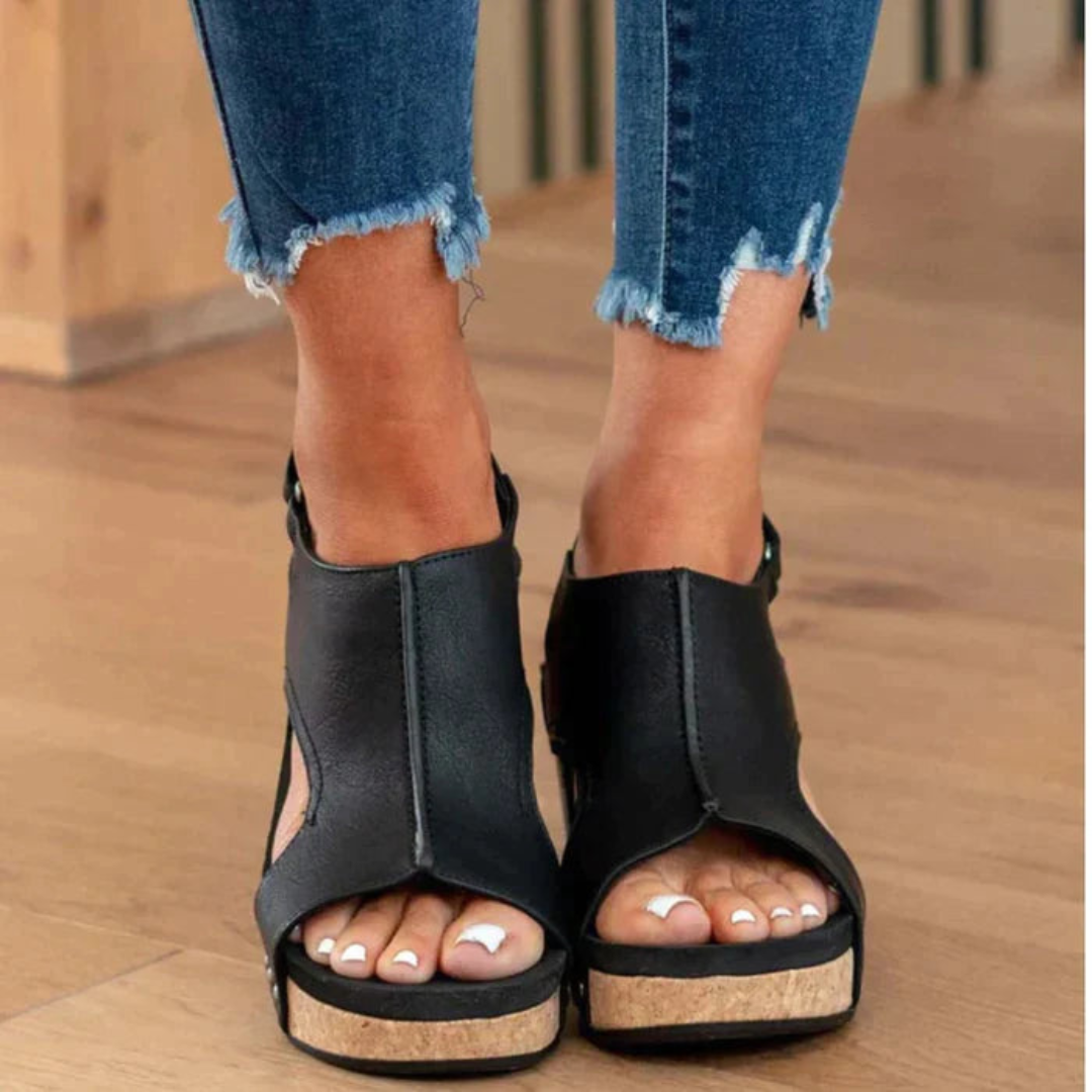 Elizabeth | Sandales Plates Élégantes Pour Femmes | Confort