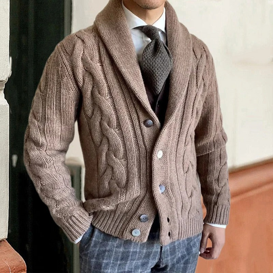 Sébastien | Cardigan Longue Pour Hommes | Chaud