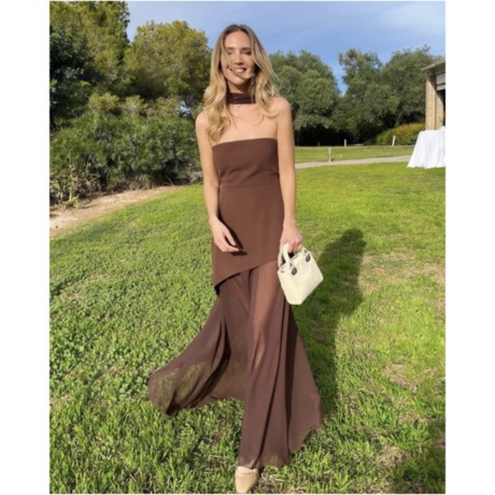 Ericka | Robe Longue Elégant Pour Femme | Dos nu
