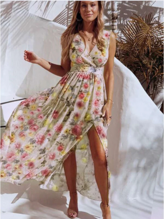 Joéliane | Robe De Soirée Fleurie Pour Femmes | Chic