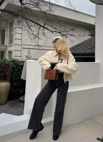 Malaika | Veste Blanc D'hiver Pour Femme | Chic