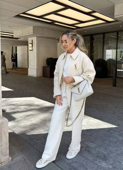 Malaika | Veste Blanc D'hiver Pour Femme | Chic