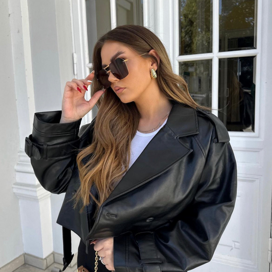 Laila | Veste Noir D'hiver Pour Femme | Confortable