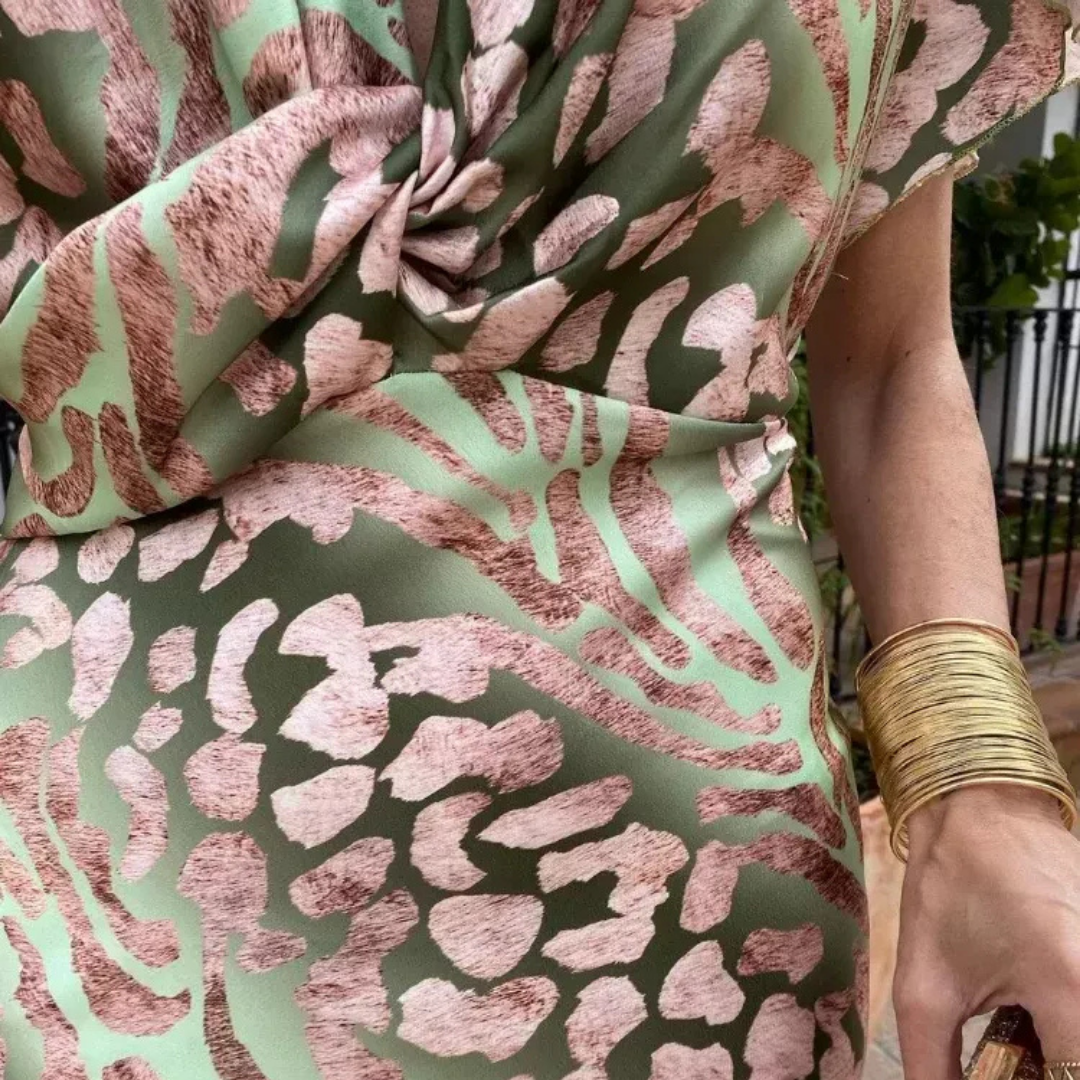 Désirée | Robe Portefeuille pour Femmes | Maxi