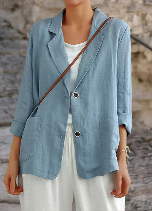 Shela | Blazer Décontracté Pour Femmes | Longue