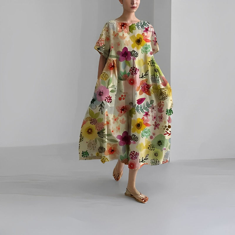 Perrine | Robe Bohème Fleurie | Élégante