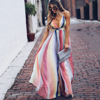 Éloura | Robe Maxi Pour Femmes | Estivale