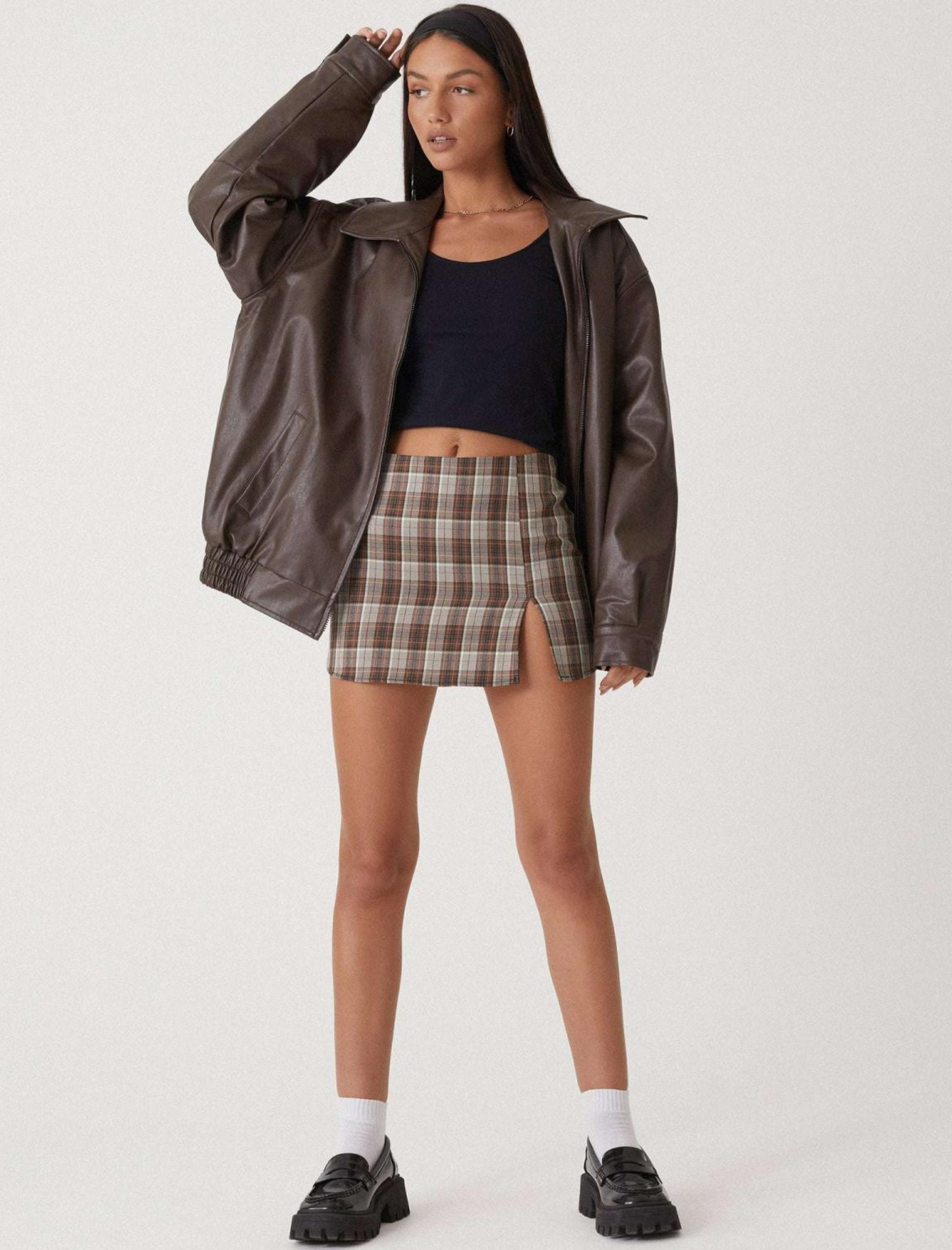 Léonie | Veste Cuir Femme | Décontractée