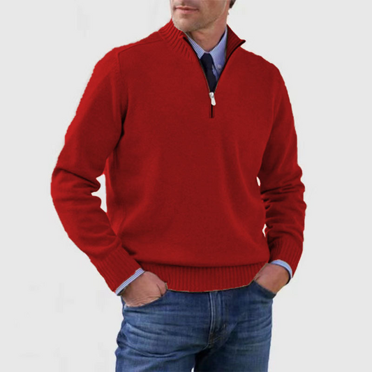 Gauthier | Chandail Demi-Zip Pour Hommes | Sophistiqué