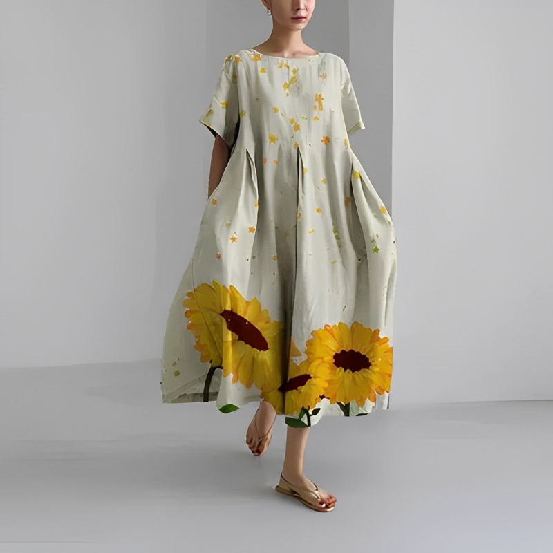 Perrine | Robe Bohème Fleurie | Élégante