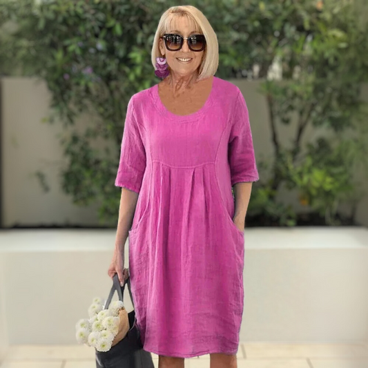 Dabria | Robe Mi-Longue pour Femme | Coupe Ample