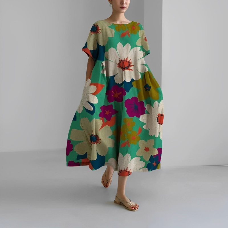 Perrine | Robe Bohème Fleurie | Élégante