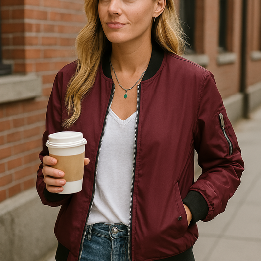 Gwen | Veste Bomber Pour Femme | Chauffante