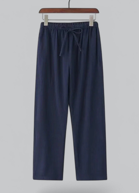 Tayyab | Pantalon D'été Décontracté Pour Homme | Noir