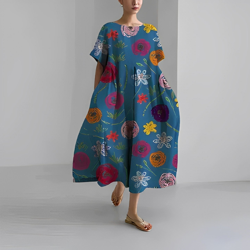 Perrine | Robe Bohème Fleurie | Élégante