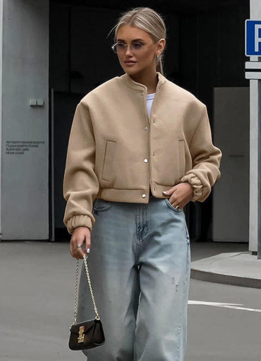 Ramla | Veste Décontracté Courte Pour Femme | chauffante