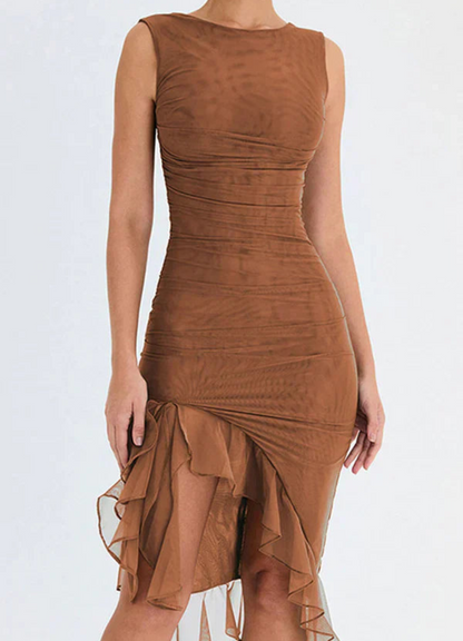 Sohai | Robe D'été Elégante Pour Femmes | Midi