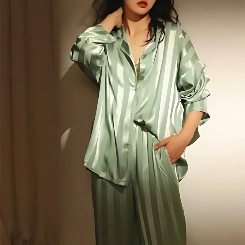 Fanny | Pyjama Rayé Doux | Confortable