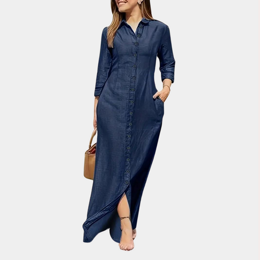 Hélovia | Robe Chemise Pour Femmes | Élégante