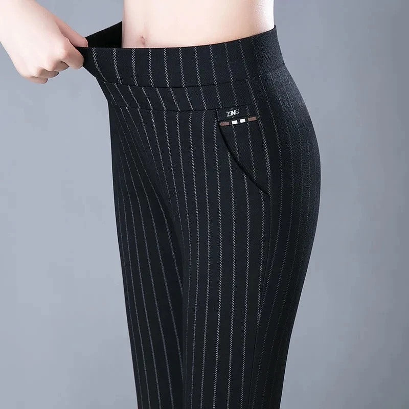 Carole | Pantalon taille haute femme | Noir