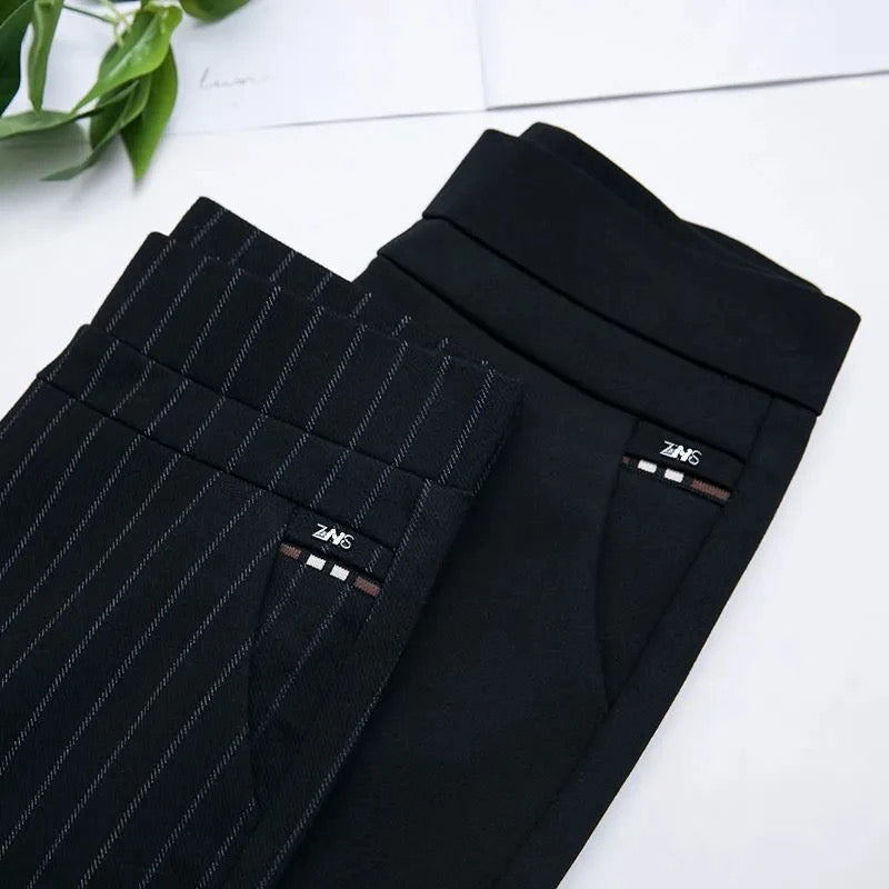Carole | Pantalon taille haute femme | Noir