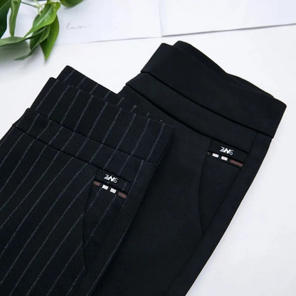 Carole | Pantalon taille haute femme | Noir